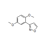 3-(2,5-Dimethoxyphenyl)isoxazole Structure