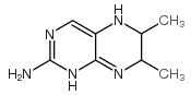 2-Pteridinamine,1,5,6,7-tetrahydro-6,7-dimethyl-(9CI) Structure