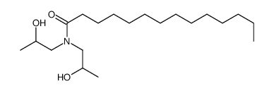 N,N-bis(2-hydroxypropyl)tetradecanamide结构式