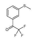 Ethanone, 2,2,2-trifluoro-1-[3-(methylthio)phenyl]- (9CI)结构式