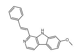 benzylidene harmine Structure