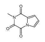 (9CI)-2-甲基吡咯并[1,2-a]吡嗪-1,3,4(2H)-三酮结构式