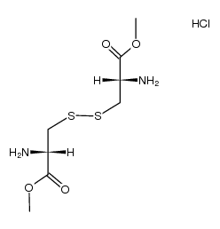 D-cystine dimethyl ester dihydrochloride Structure