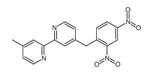 2-[4-[(2,4-dinitrophenyl)methyl]pyridin-2-yl]-4-methylpyridine Structure