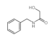 Acetamide,2-hydroxy-N-(phenylmethyl)- Structure