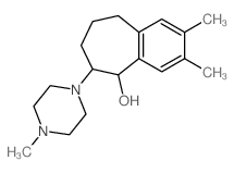 9,10-dimethyl-3-(4-methylpiperazin-1-yl)bicyclo[5.4.0]undeca-8,10,12-trien-2-ol picture