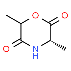 2,5-Morpholinedione,3,6-dimethyl-,(3S)-(9CI) structure