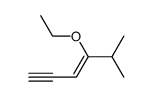 4-ethoxy-5-methyl-hex-3-en-1-yne Structure