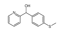 4-(methylthio)phenyl(pyridin-2-yl)methanol structure