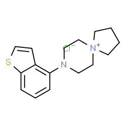 8-(benzo[b]thiophen-4-yl)-5,8-diazaspiro[4.5]decan-5-ium chloride Structure