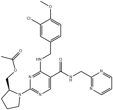 O-Acetyl Avanafil Structure