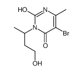 5-bromo-3-(4-hydroxybutan-2-yl)-6-methyl-1H-pyrimidine-2,4-dione Structure