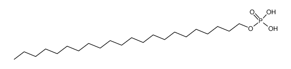 Phosphoric acid dihydrogen docosyl ester structure