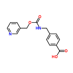 4-({[(3-Pyridinylmethoxy)Carbonyl]Amino}Methyl)Benzoic Acid structure