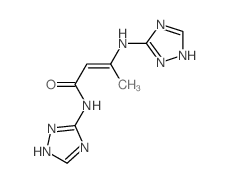 2-Butenamide,N-1H-1,2,4-triazol-5-yl-3-(1H-1,2,4-triazol-5-ylamino)-结构式