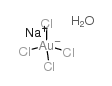 四氯金酸钠(III) 水合物结构式