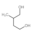 1,4-Butanediol,2-methyl- Structure