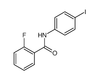 2-fluoro-N-(4-iodophenyl)benzamide Structure