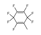 1-methylheptafluoro-1,4-cyclohexadiene Structure