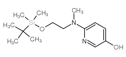 6-[[2-(tert-Butyldimethylsilyloxy)ethyl]methylamino]pyridin-3-ol结构式