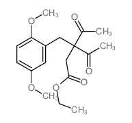 ethyl 3-acetyl-3-[(2,5-dimethoxyphenyl)methyl]-4-oxo-pentanoate picture