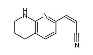 3-(5,6,7,8-tetrahydro-1,8-naphthyridin-2-yl)prop-2-enenitrile Structure