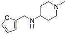 N-(2-呋喃甲基)-1-甲基哌啶-4-胺结构式