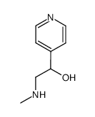 2-methylamino-1-pyridin-4-yl-ethanol结构式