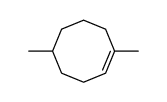 1,5-dimethylcyclooct-1-ene Structure