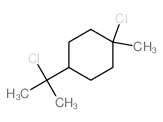 1-chloro-4-(2-chloropropan-2-yl)-1-methyl-cyclohexane structure