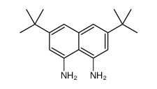 3,6-ditert-butylnaphthalene-1,8-diamine Structure