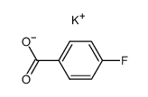 p-F-C6H4COOK Structure