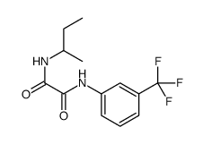 N'-butan-2-yl-N-[3-(trifluoromethyl)phenyl]oxamide结构式