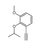 1-ethynyl-3-methoxy-2-propan-2-yloxybenzene Structure