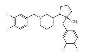 1-[(3,4-dichlorophenyl)methyl]-5-[1-[(3,4-dichlorophenyl)methyl]-1-methyl-2,3,4,5-tetrahydropyrrol-2-yl]pyridine picture