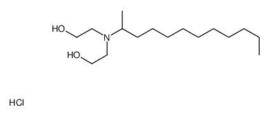 dodecan-2-yl-bis(2-hydroxyethyl)azanium,chloride Structure