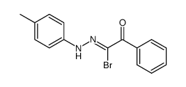 2-oxo-2-phenyl-N'-p-tolyl-acetohydrazonoyl bromide Structure