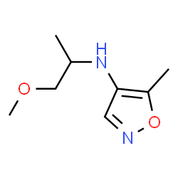 4-Isoxazolamine,N-(2-methoxy-1-methylethyl)-5-methyl-(9CI)结构式