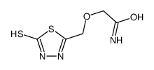 2-[(2-sulfanylidene-3H-1,3,4-thiadiazol-5-yl)methoxy]acetamide Structure