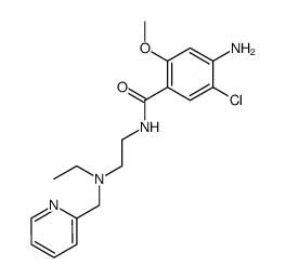 4-Amino-5-chloro-N-[2-(ethyl-pyridin-2-ylmethyl-amino)-ethyl]-2-methoxy-benzamide Structure