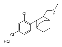 [(2R,3S)-3-(2,4-dichlorophenyl)-2-bicyclo[2.2.2]octanyl]methyl-methylazanium,chloride Structure