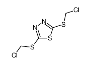 2,5-bis<(chloromethyl)thio>-1,3,4-thiadiazole结构式