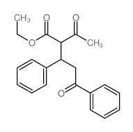 ethyl 2-acetyl-5-oxo-3,5-diphenyl-pentanoate Structure