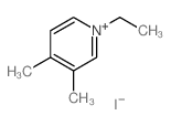 Pyridinium,1-ethyl-3,4-dimethyl-, iodide (1:1)图片