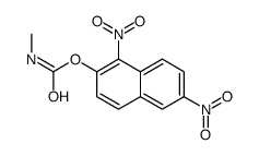 N-Methylcarbamic acid 1,6-dinitro-2-naphtyl ester structure