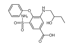 3-(2-hydroxybutylamino)-4-phenoxy-5-sulfamoylbenzoic acid Structure