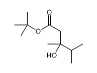 tert-butyl 3-hydroxy-3,4-dimethylpentanoate Structure