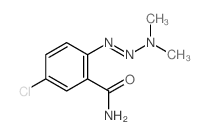 5-chloro-2-dimethylaminodiazenyl-benzamide结构式