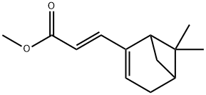 (E)-3-(6,6-Dimethylbicyclo[3.1.1]hept-2-en-2-yl)acrylic acid methyl ester结构式