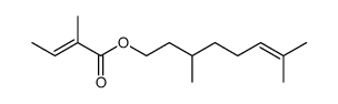 citronellyl crotonate structure